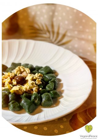 Gnocchetti di spinaci con ragù bianco di muscolo di grano