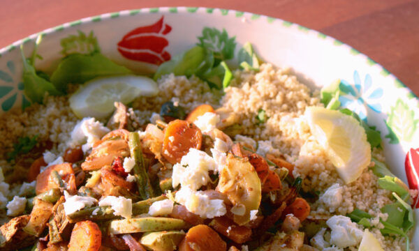 Cous cous estivo con verdure all’Harissa